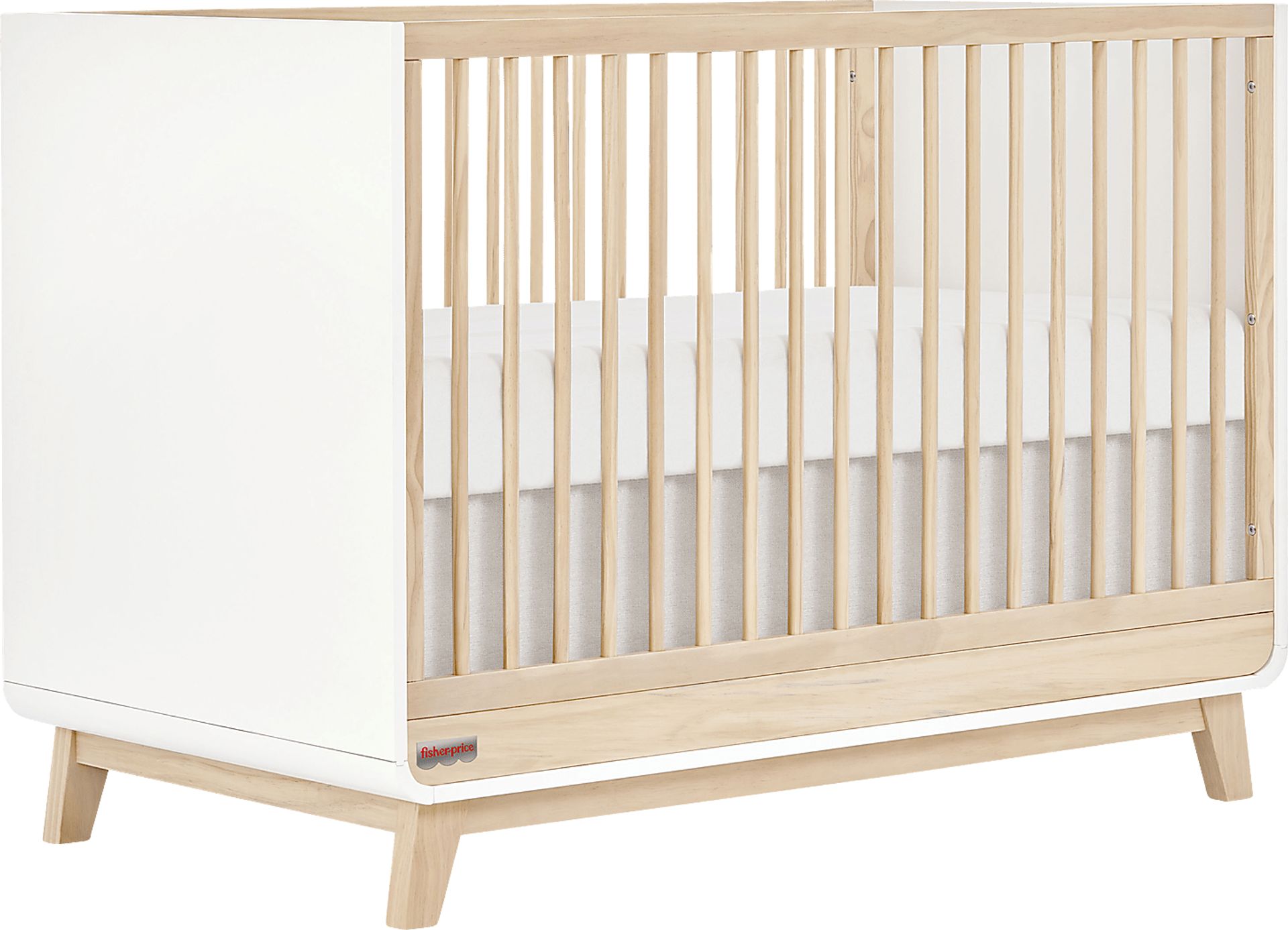 Kids Velqui White Convertible Crib - Image 3