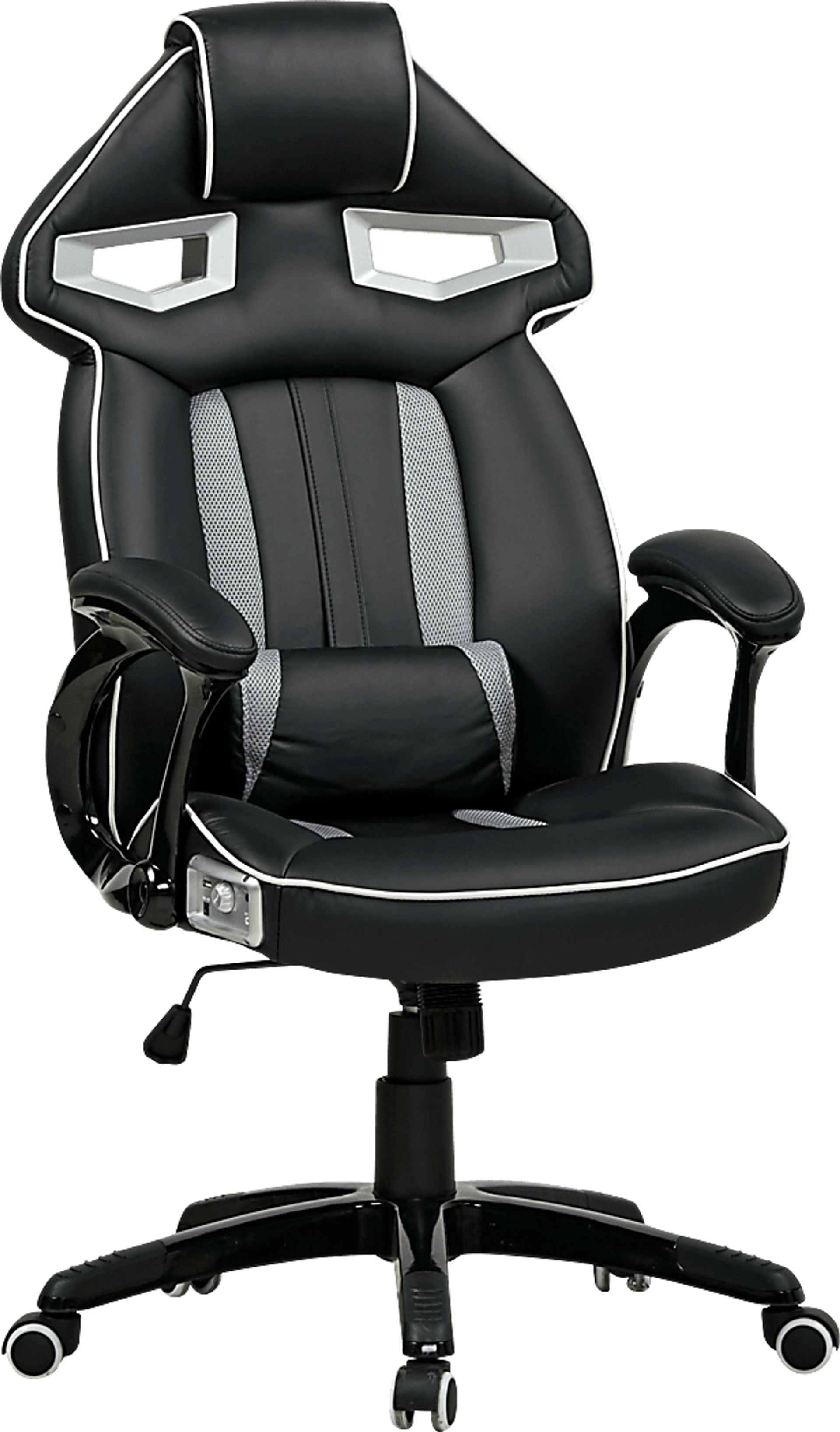 Kids Venture Quest Black/Gray Gaming Desk Chair - Image 1