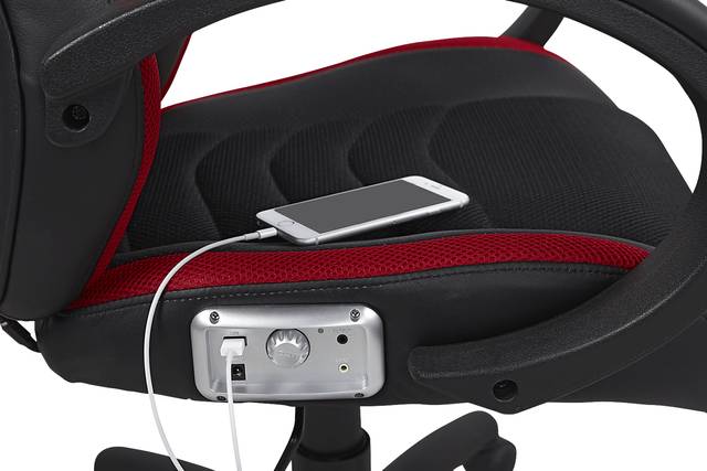 Kids Venture Quest Black/Red Gaming Desk Chair - Thumbnail - Image 2