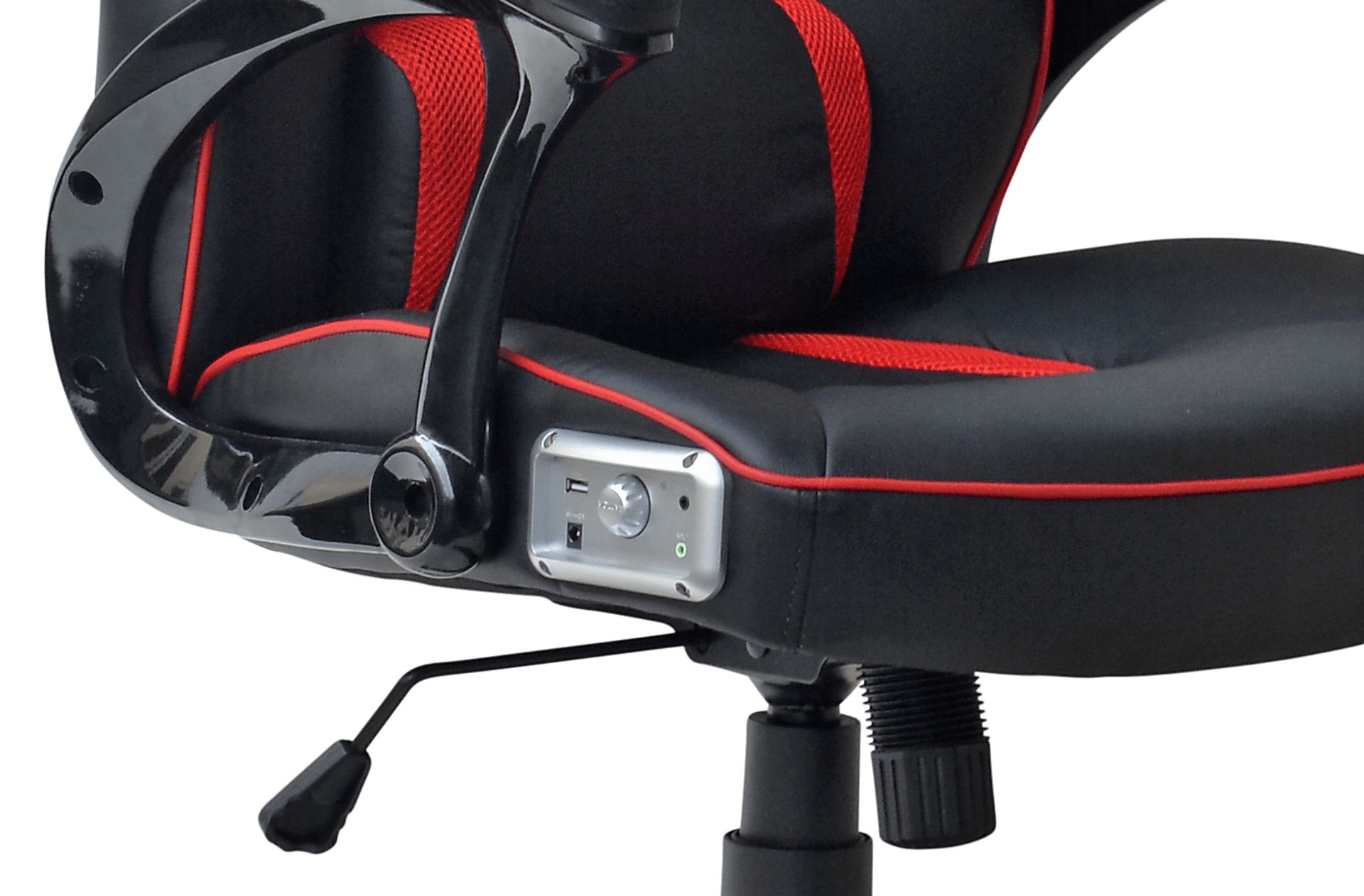 Kids Venture Quest Black/Red Gaming Desk Chair - Image 2