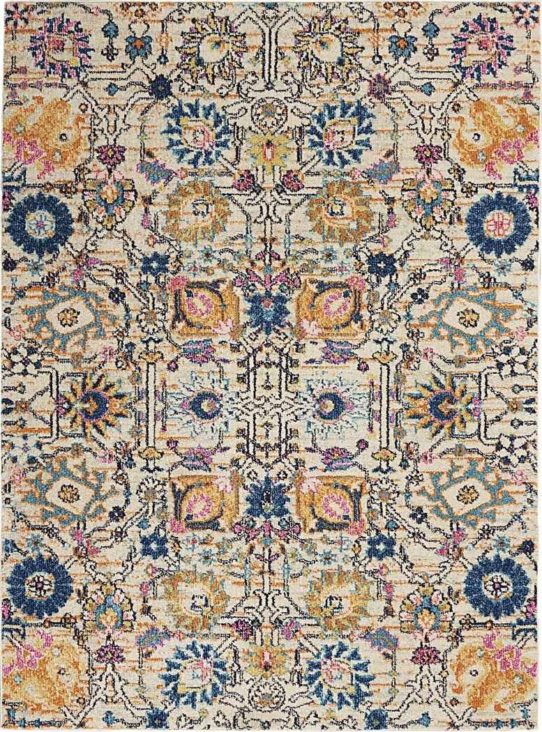 Kids Verenna Ivory 4' x 6' Rug