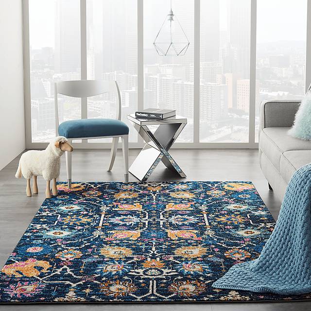 Kids Verenna Navy 5' x 7' Rug - Thumbnail - Image 4