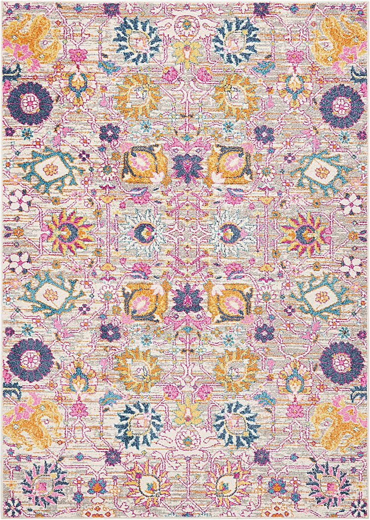 Kids Verenna Pink 5' x 7' Rug