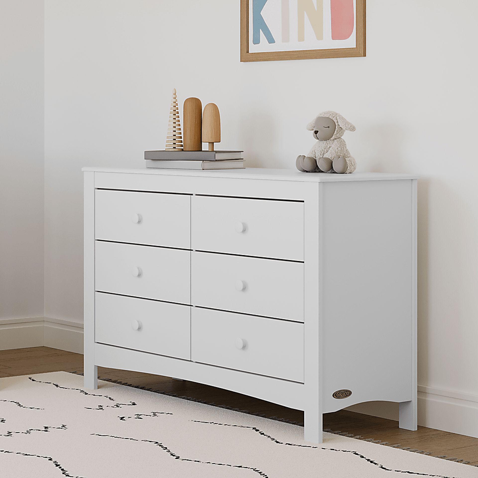 Kids Vespe White Dresser - Image 2