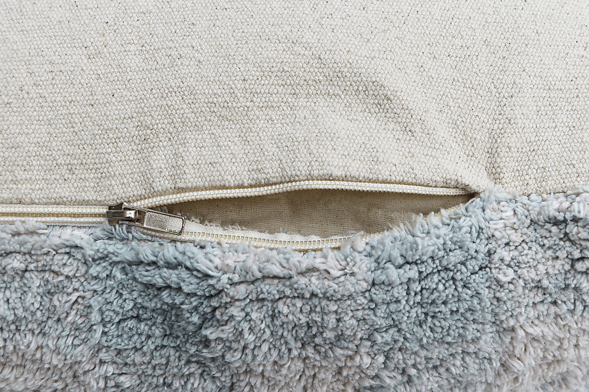 Kids Vichy Blue/Sage Pouf - Image 3