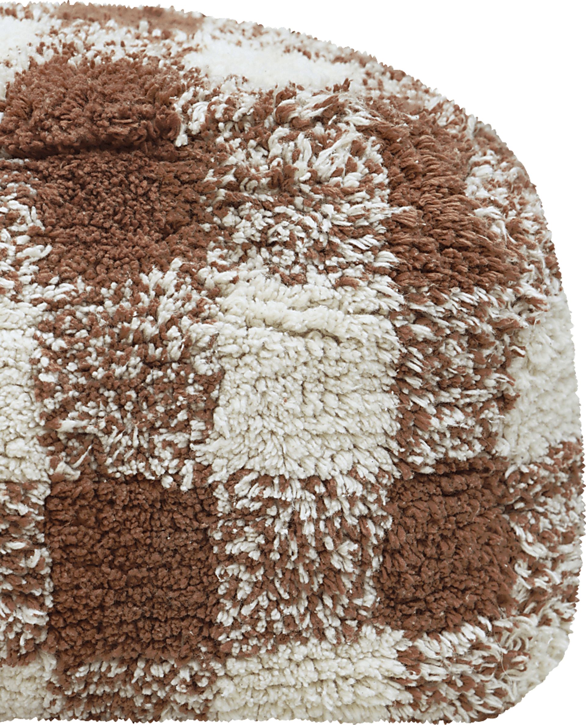 Kids Vichy Brown Pouf - Image 5
