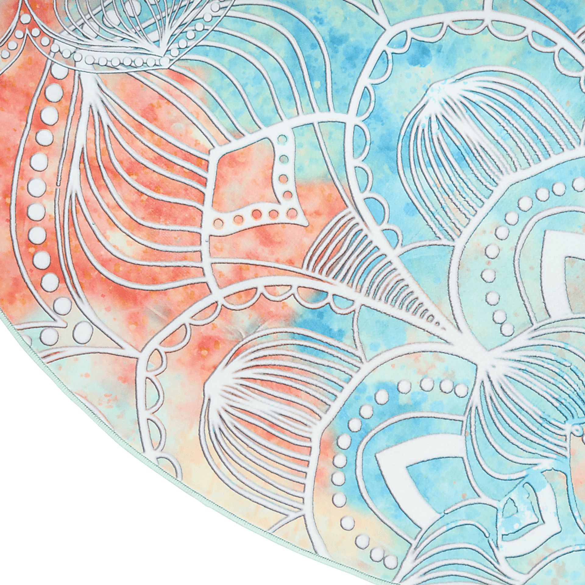Kids Viggo Teal 5' Round Rug - Image 4