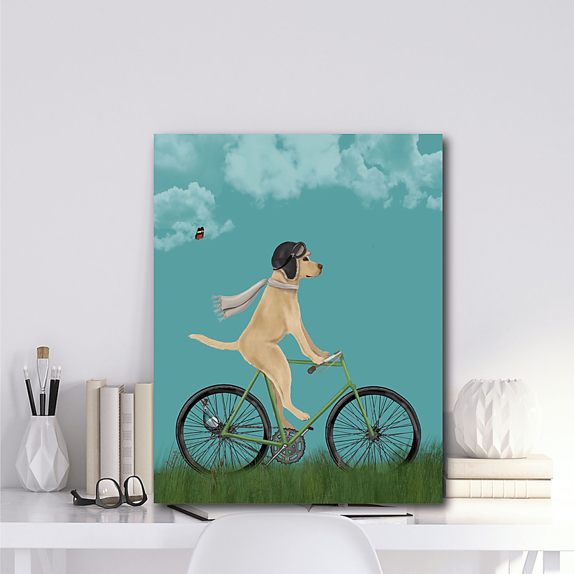 Kids Village Ride II Blue Artwork - Image 2