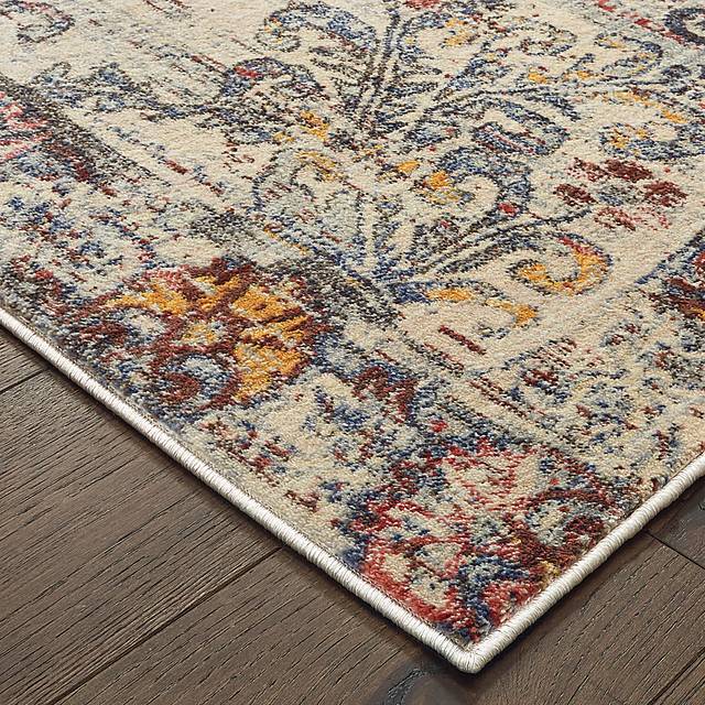 Kids Vintage Haven I Multi 5'3 x 7'6 Rug - Thumbnail - Image 4