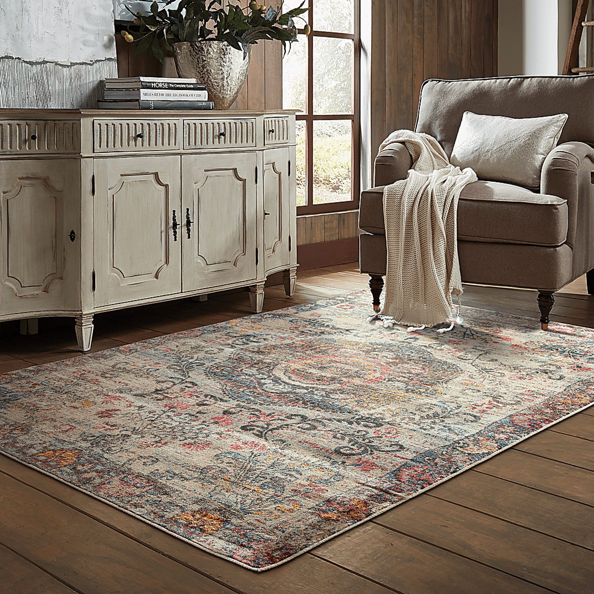 Kids Vintage Haven I Multi 6'7 x 9'6 Rug - Image 2