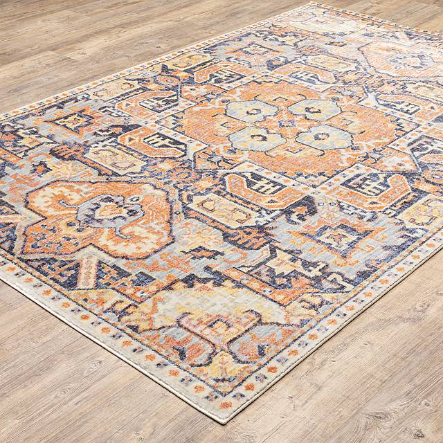 Kids Vintage Haven II Orange 6'7 x 9'6 Rug - Thumbnail - Image 15