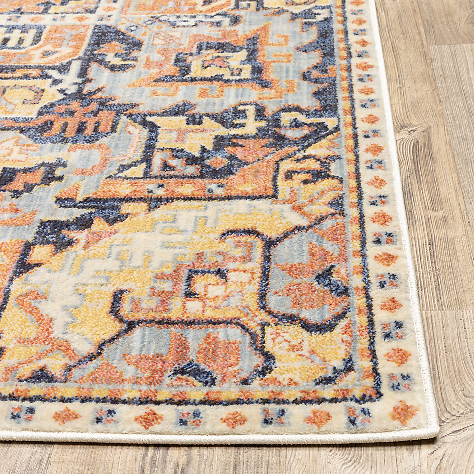 Kids Vintage Haven II Orange 6'7 x 9'6 Rug - Image 5