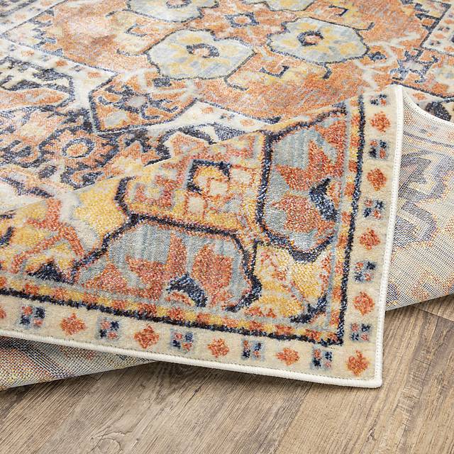 Kids Vintage Haven II Orange 6'7 x 9'6 Rug - Thumbnail - Image 8