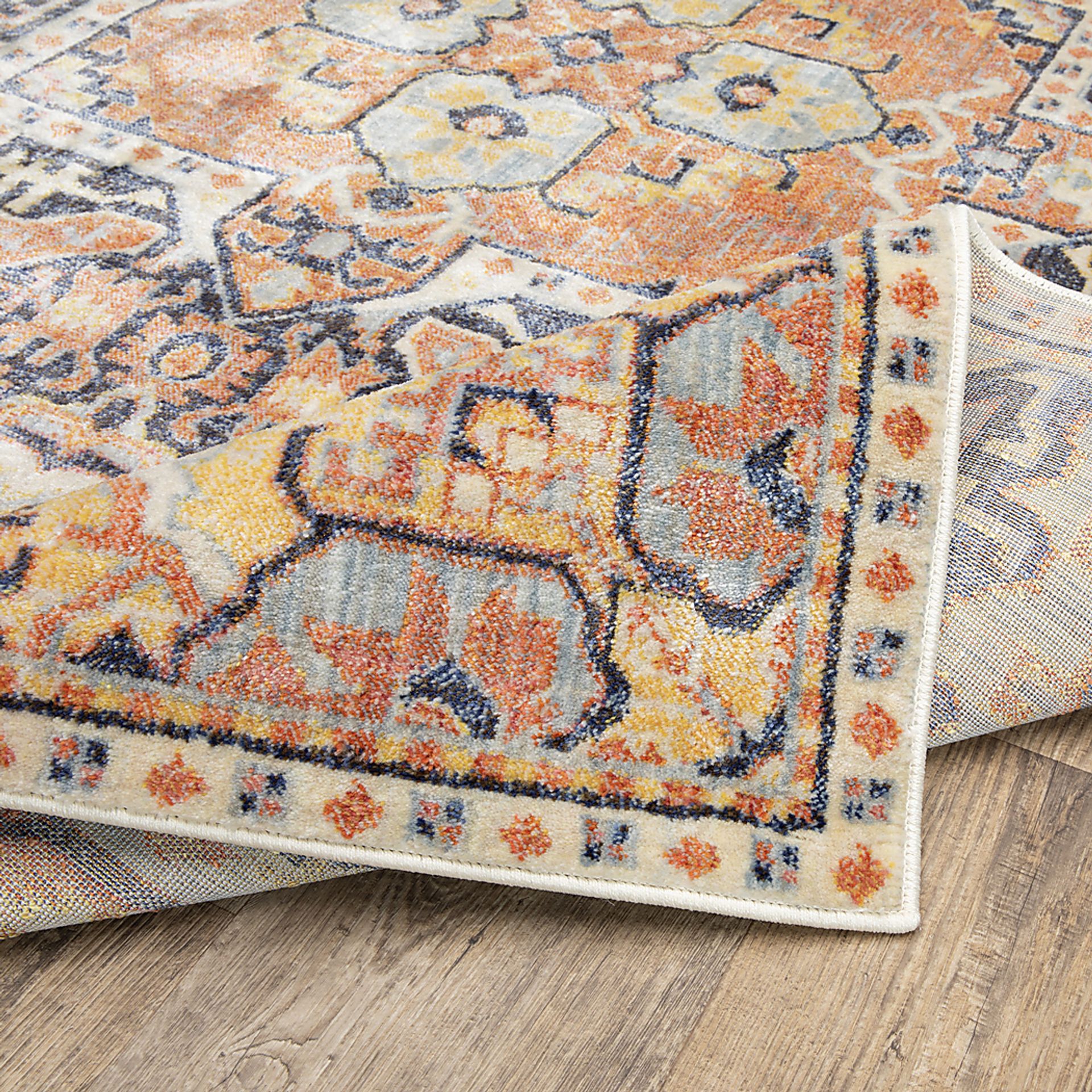 Kids Vintage Haven II Orange 6'7 x 9'6 Rug - Image 8
