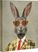 Kids Vintage Mister Rabbit II Beige Artwork
