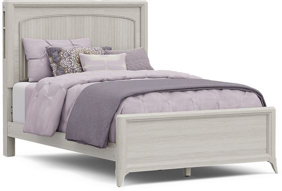 Kids Vivien Wirebrush Gray Full Cubby Bed