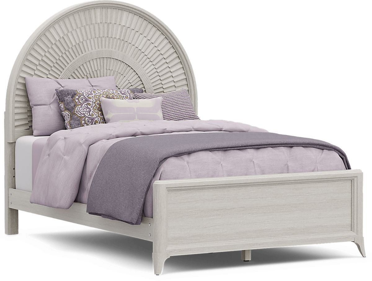 BEDWIN✖️HTC Regen Vivien 3 Pc Wirebrush Gray Full Panel Bed | Rooms to Go