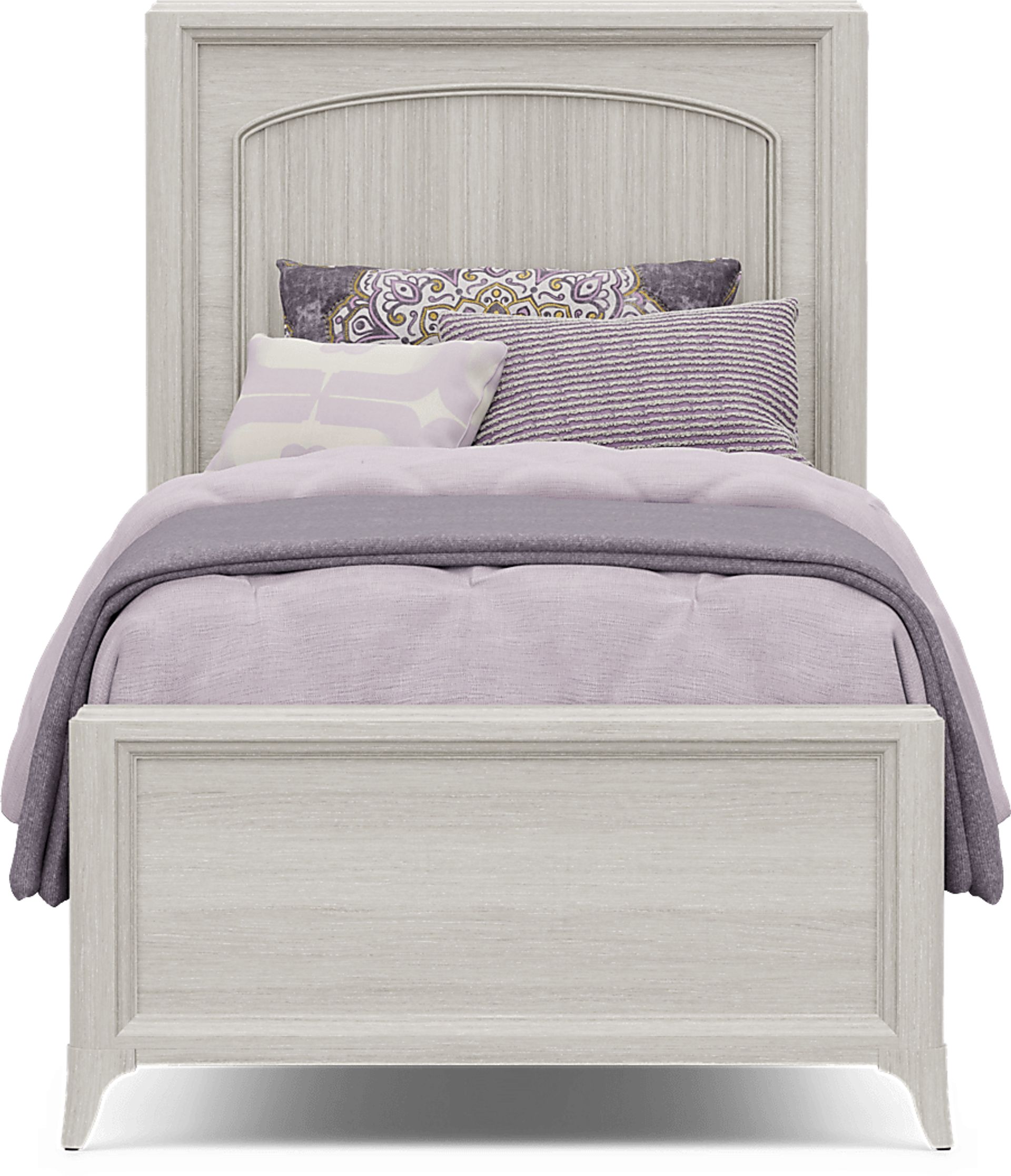 Kids Vivien Wirebrush Gray Twin Cubby Bed - Image 3
