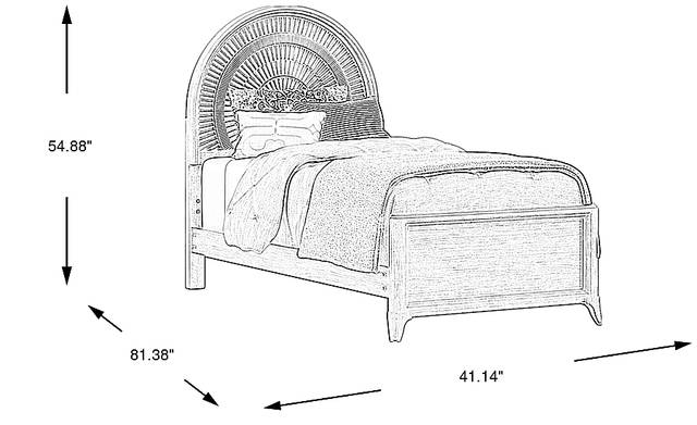 Dimension Image. Please refer to the Dimension Tab on this page for dimension details.