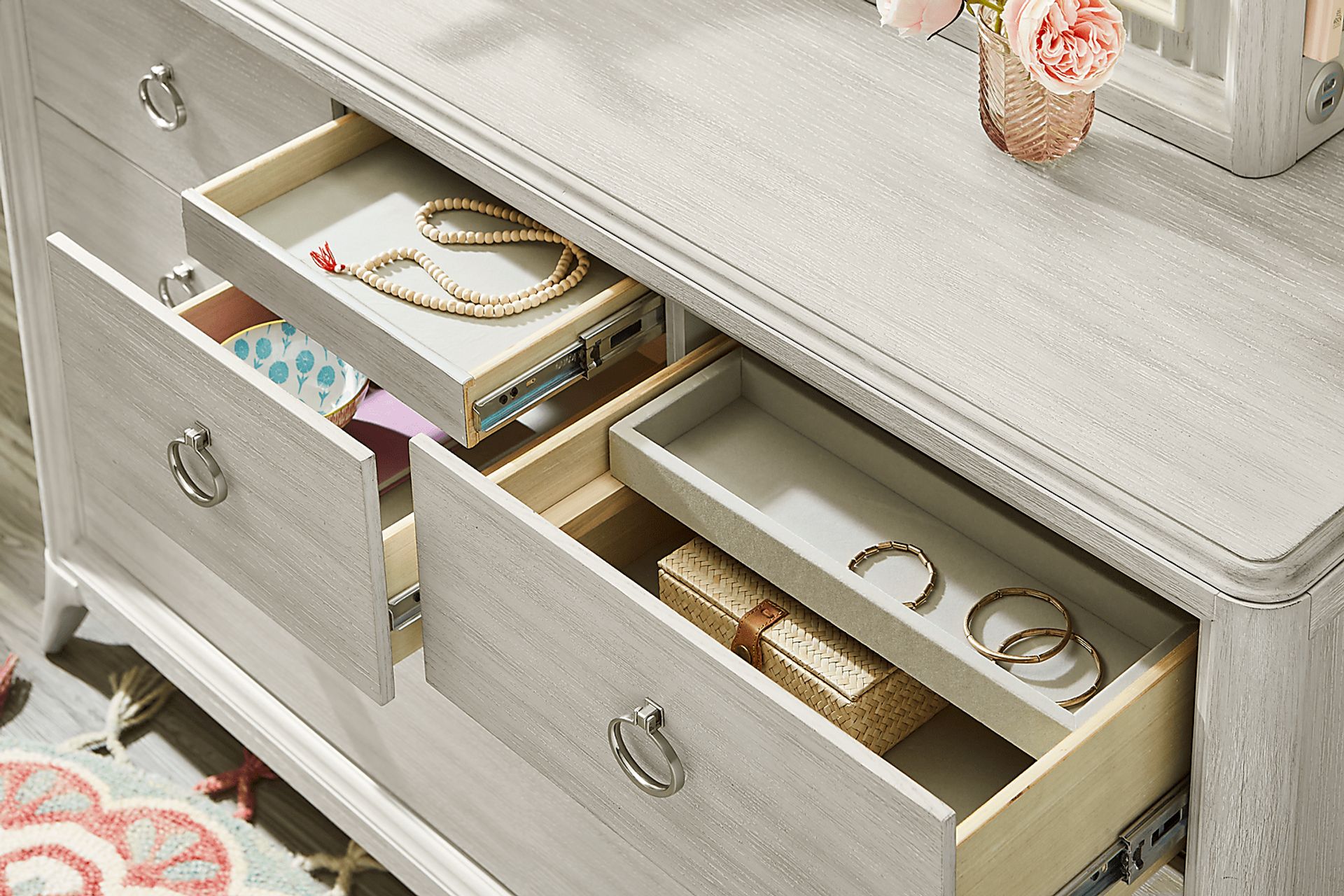 Kids Vivien Wirebrush Gray Dresser - Image 5