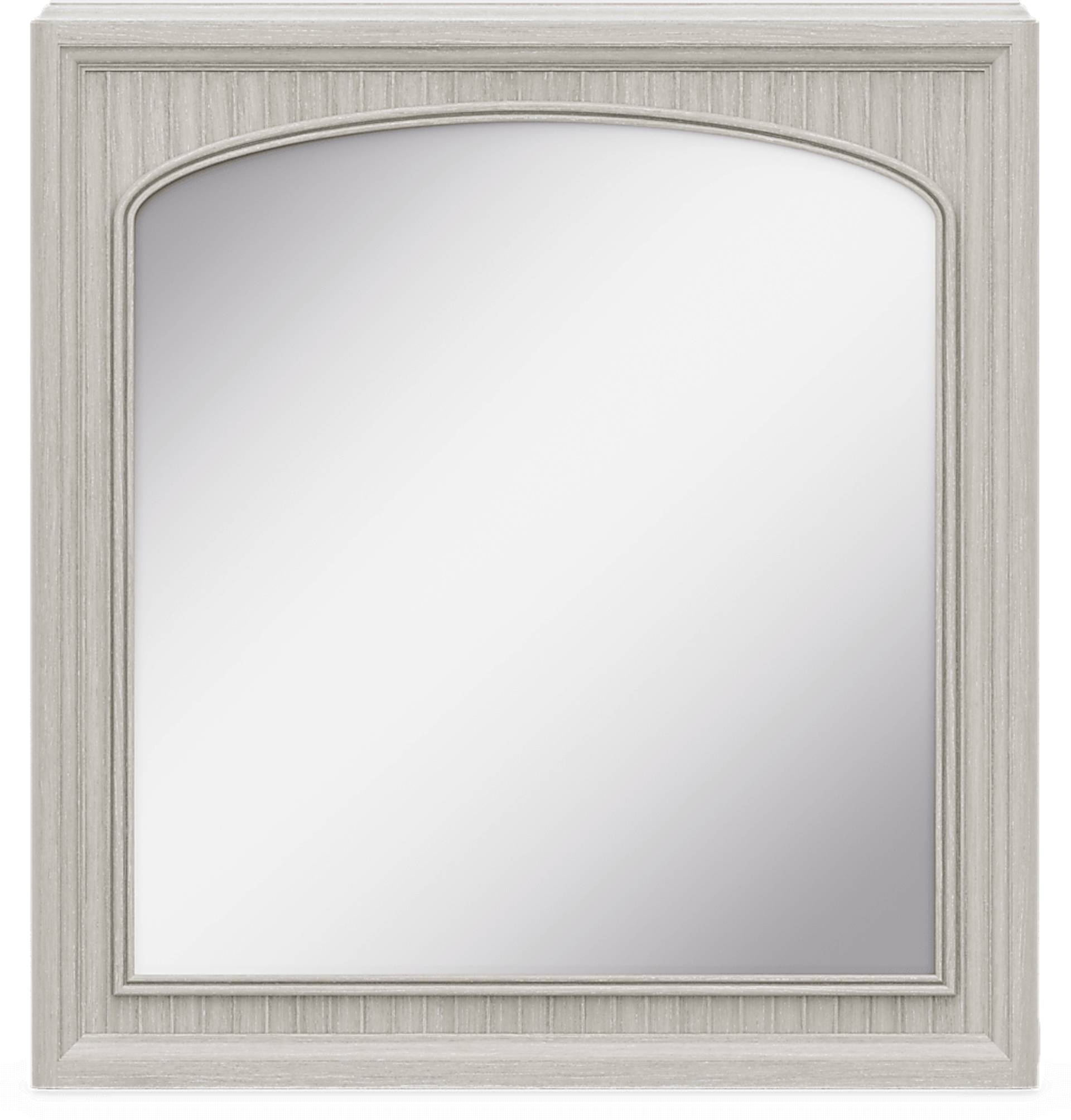 wirebrush gray mirror