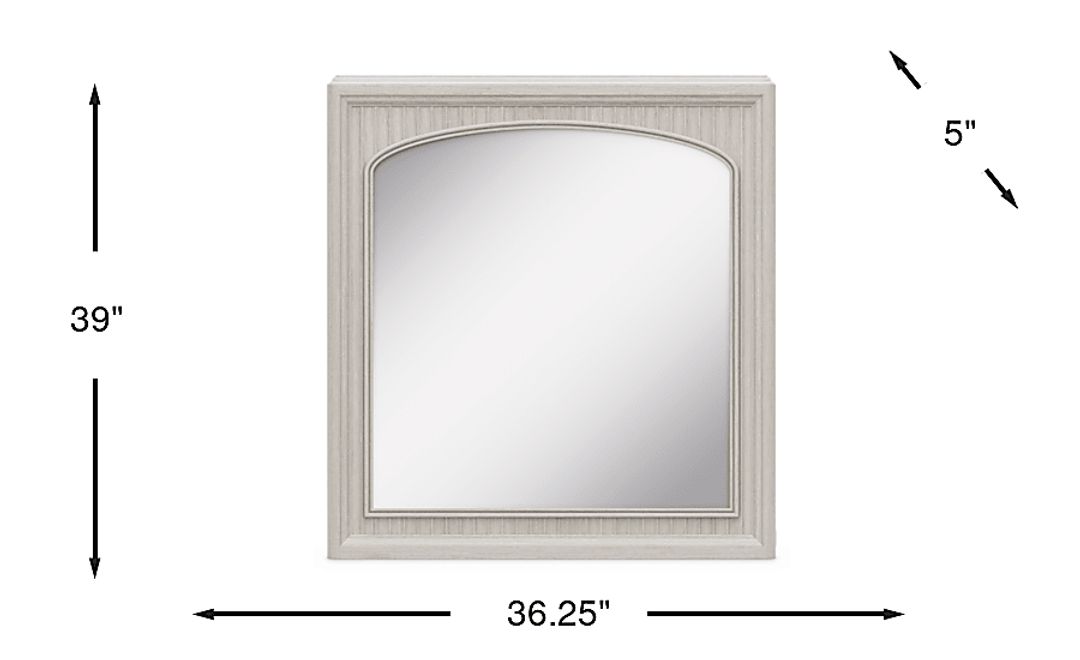 Kids Vivien Wirebrush Gray Mirror
