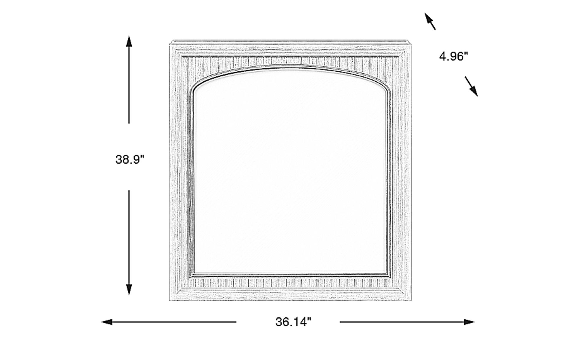 Dimension Image. Please refer to the Dimension Tab on this page for dimension details.
