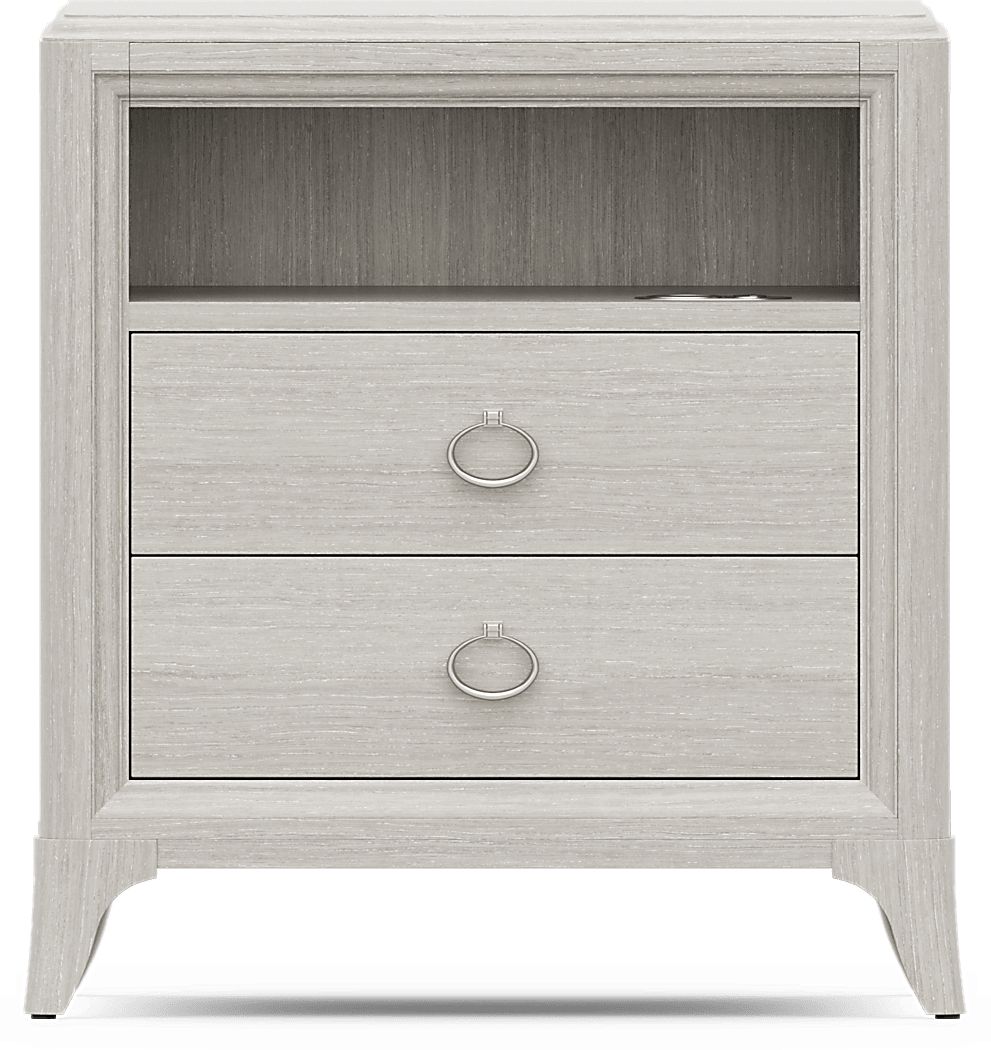 Kids Vivien Wirebrush Gray Nightstand