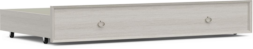 Kids Vivien Wirebrush Gray Twin Storage Trundle