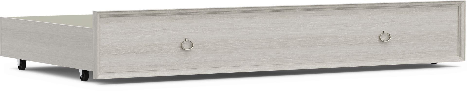Kids Vivien Wirebrush Gray Twin Storage Trundle - Image 1