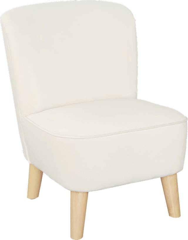 Kids Vonny Almond Accent Chair - Thumbnail - Image 1