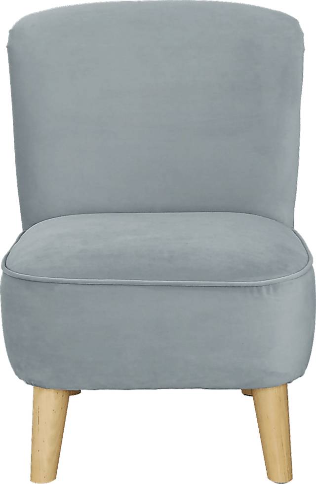 Kids Vonny Gray Accent Chair - Thumbnail - Image 2