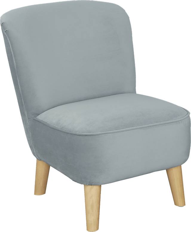 Kids Vonny Gray Accent Chair - Thumbnail - Image 1