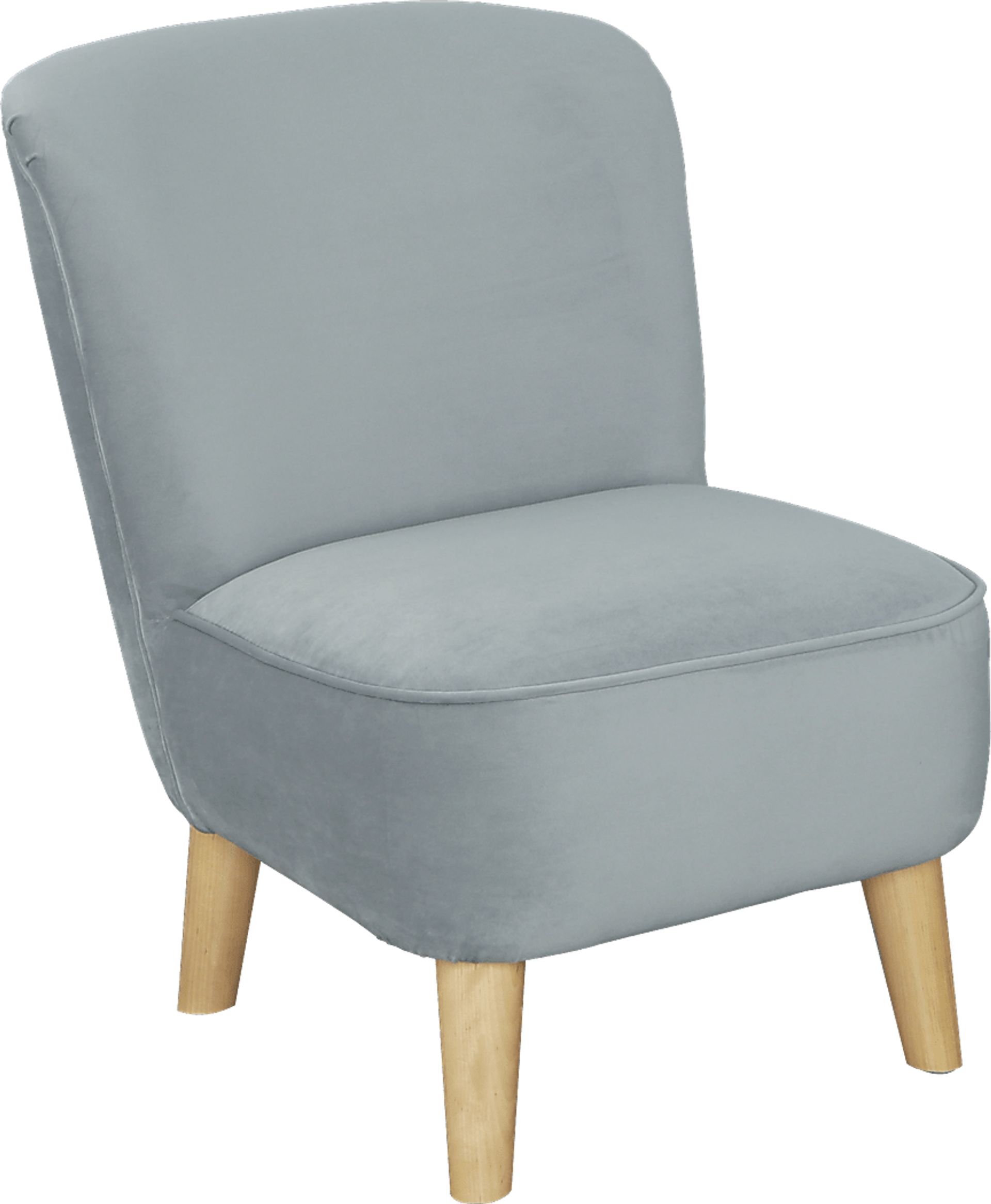 Kids Vonny Gray Accent Chair - Image 1