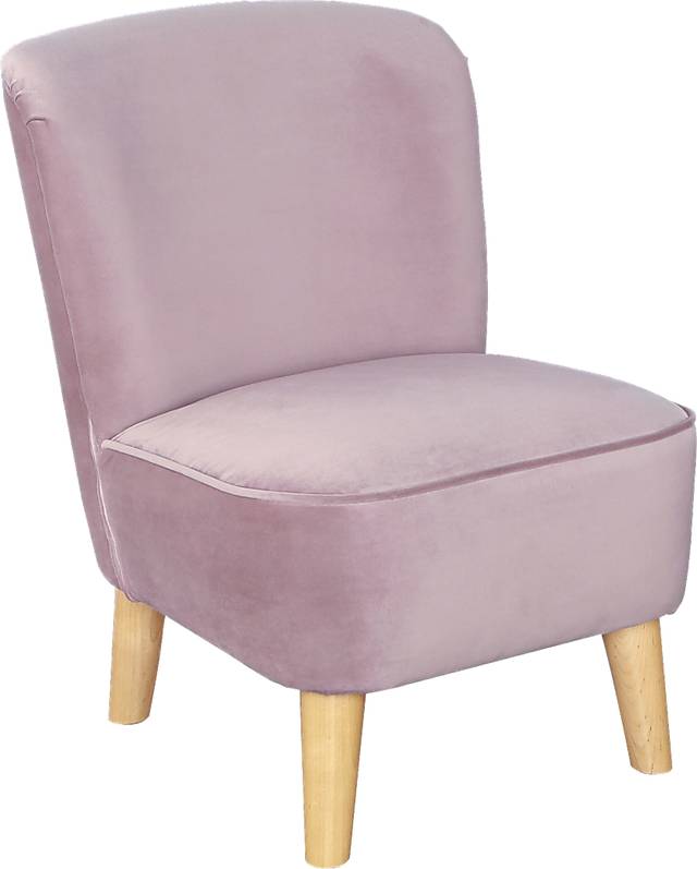 Kids Vonny Lilac Accent Chair - Thumbnail - Image 1