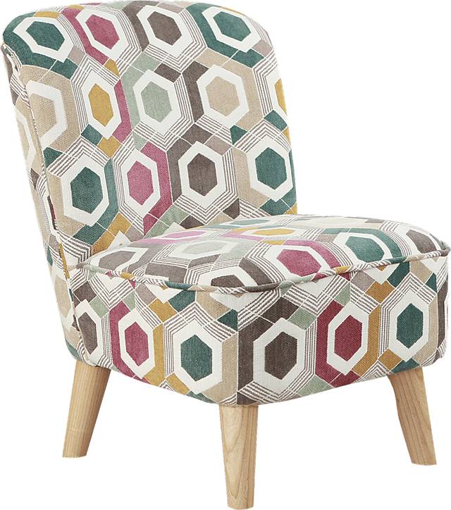 Kids Vonny Pebble Accent Chair - Thumbnail - Image 1