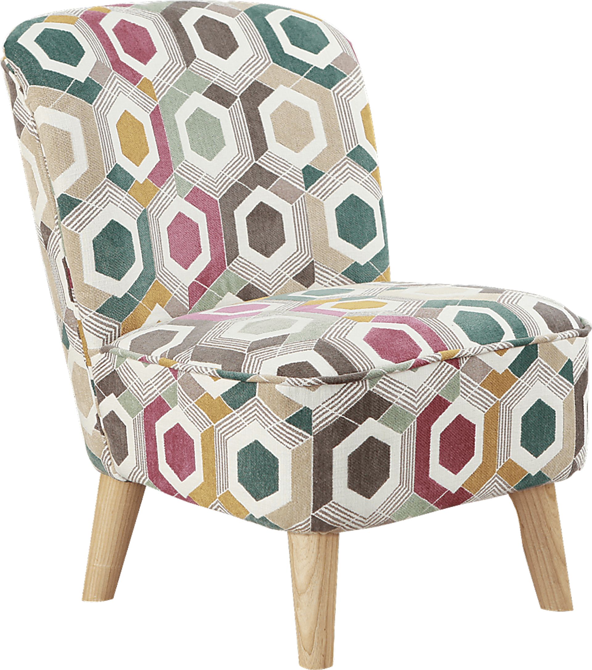 Kids Vonny Pebble Accent Chair - Image 1