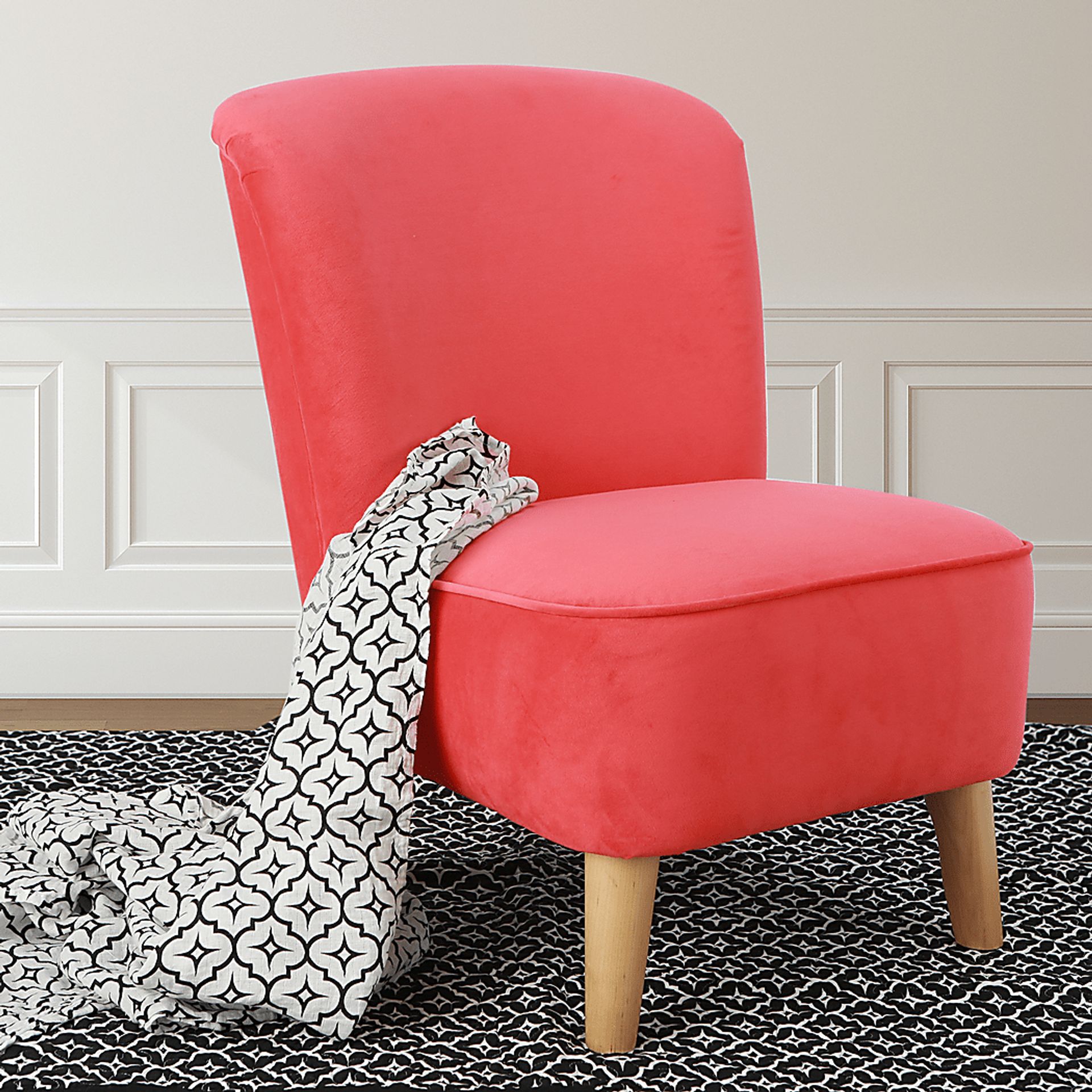 Kids Vonny Red Accent Chair - Image 3