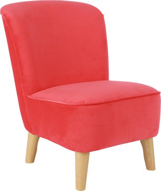 Kids Vonny Red Accent Chair