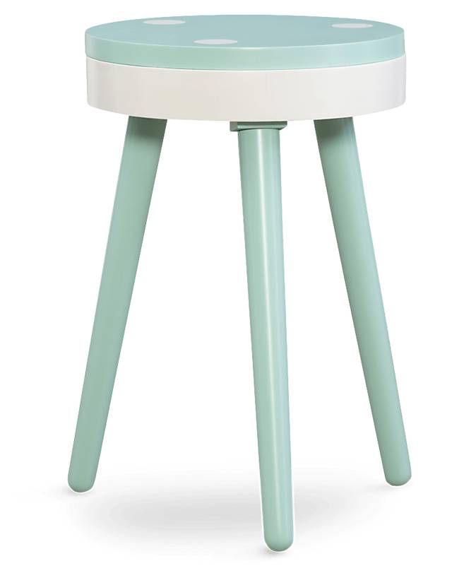 Kids Wafer Blue Accent Table - Thumbnail - Image 1
