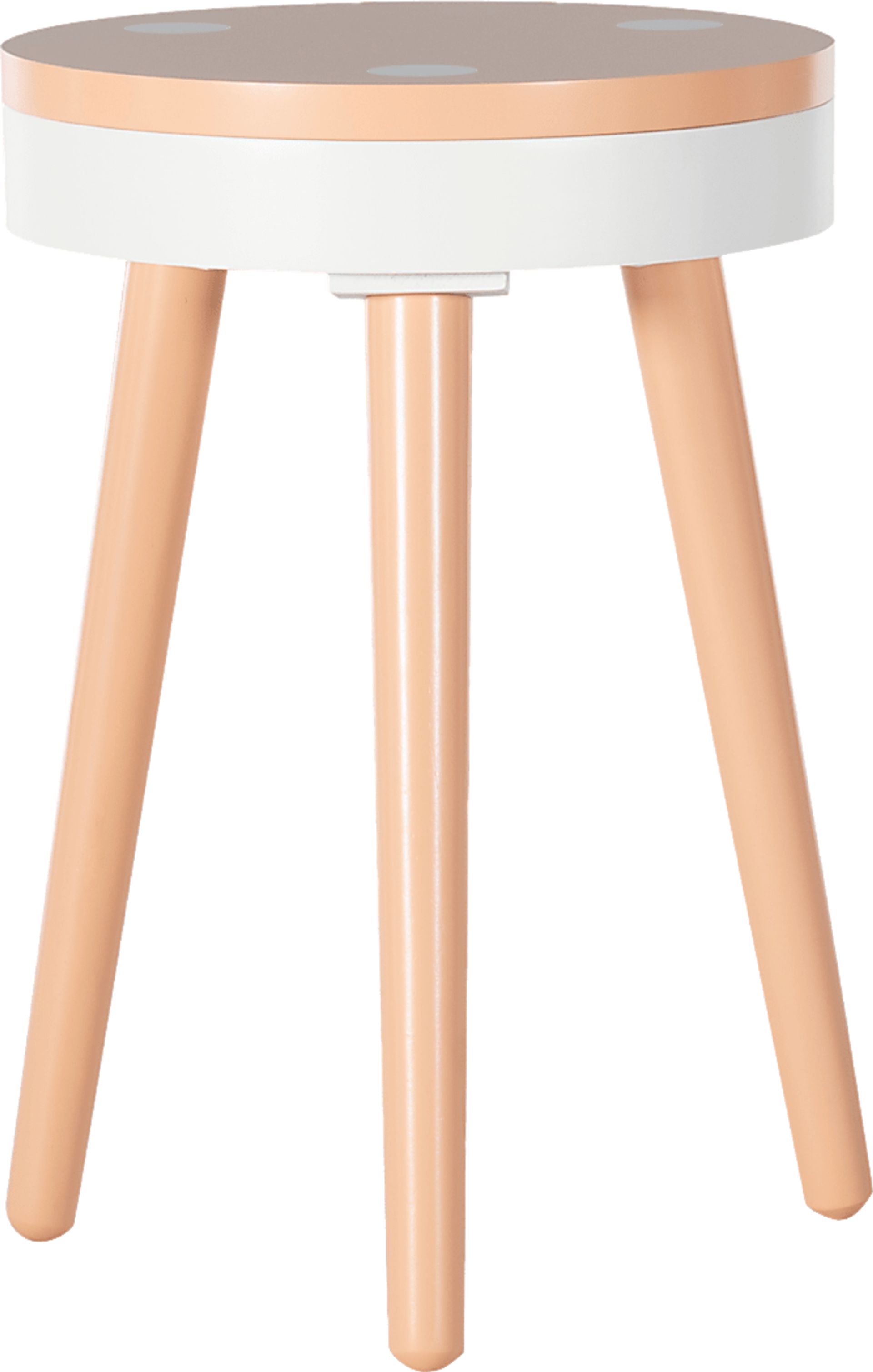 Kids Wafer Orange Accent Table - Image 1