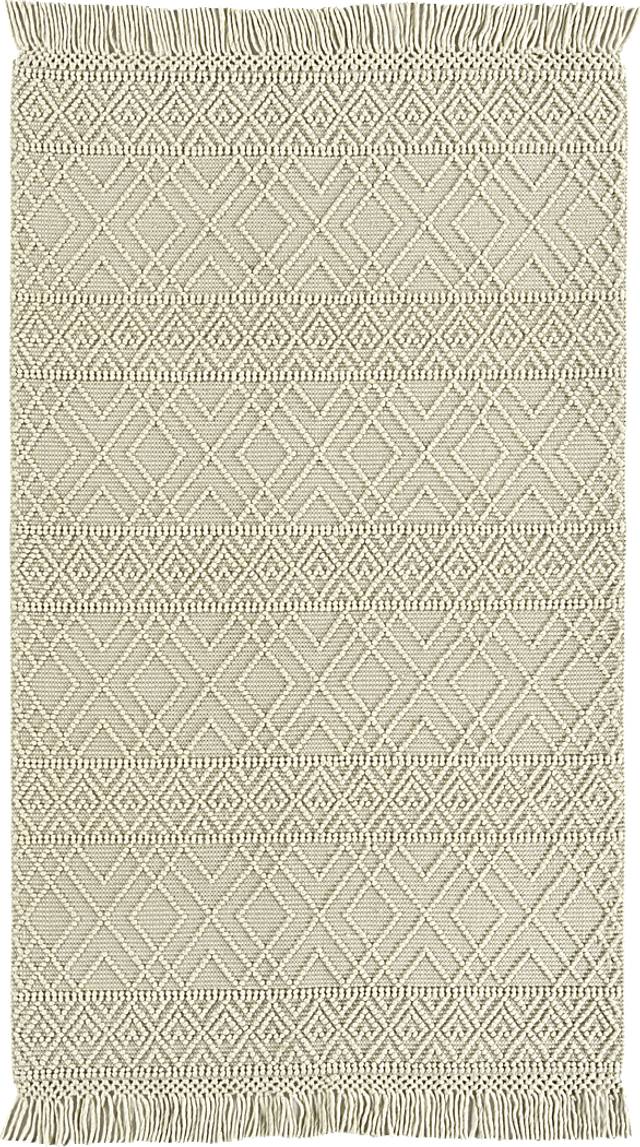 Kids Wafflecone Beige 5' x 8' Rug - Thumbnail - Image 1