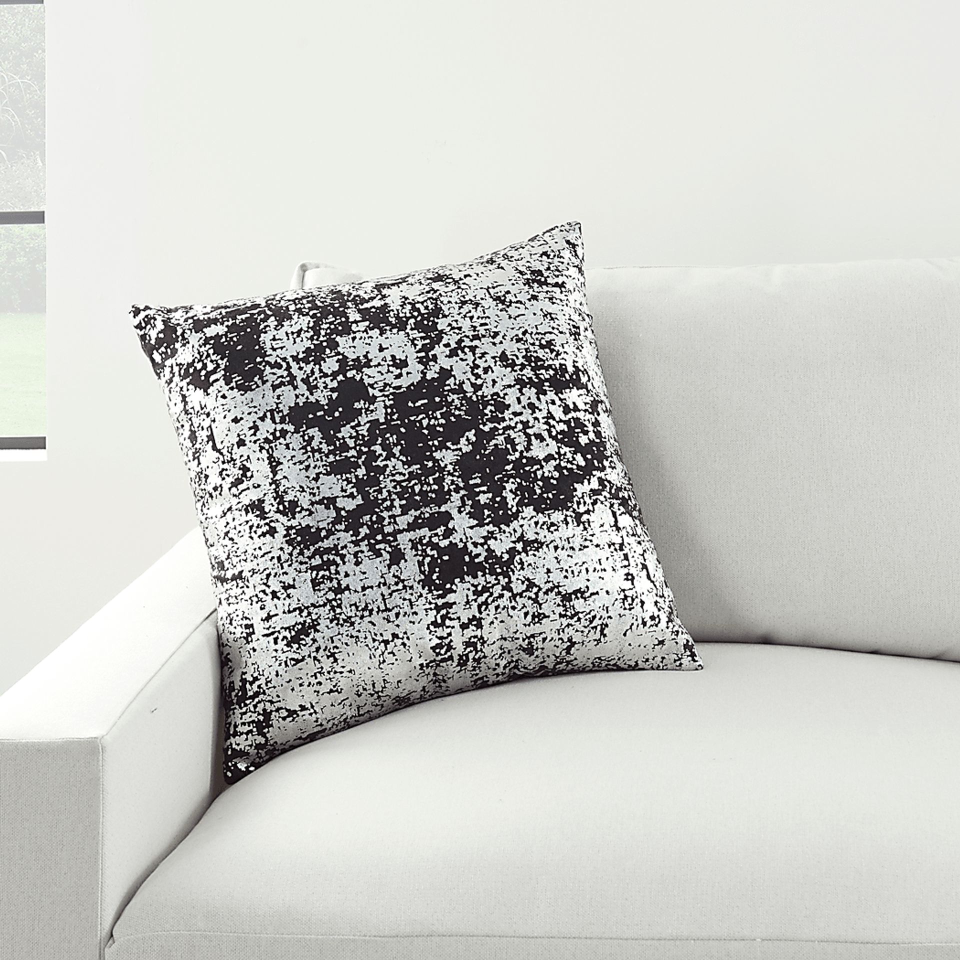 Kids Waterelm Silver Throw Pillow - Image 4
