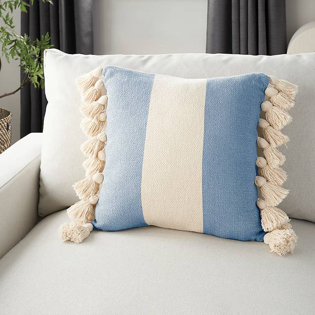 Kids Waverlyglen Blue Throw Pillow - Thumbnail - Image 4