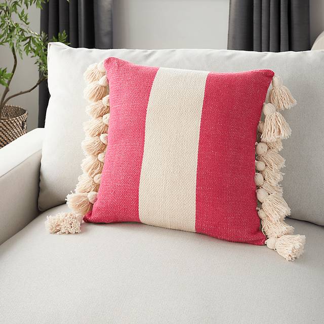 Kids Waverlyglen Pink Throw Pillow - Thumbnail - Image 4