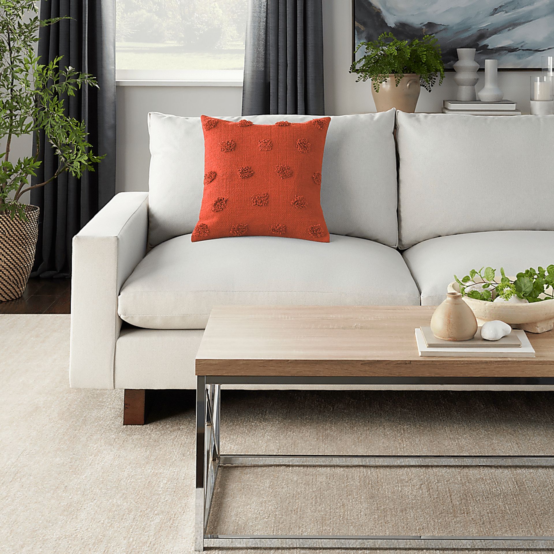 Kids Westhope Orange Throw Pillow - Image 3