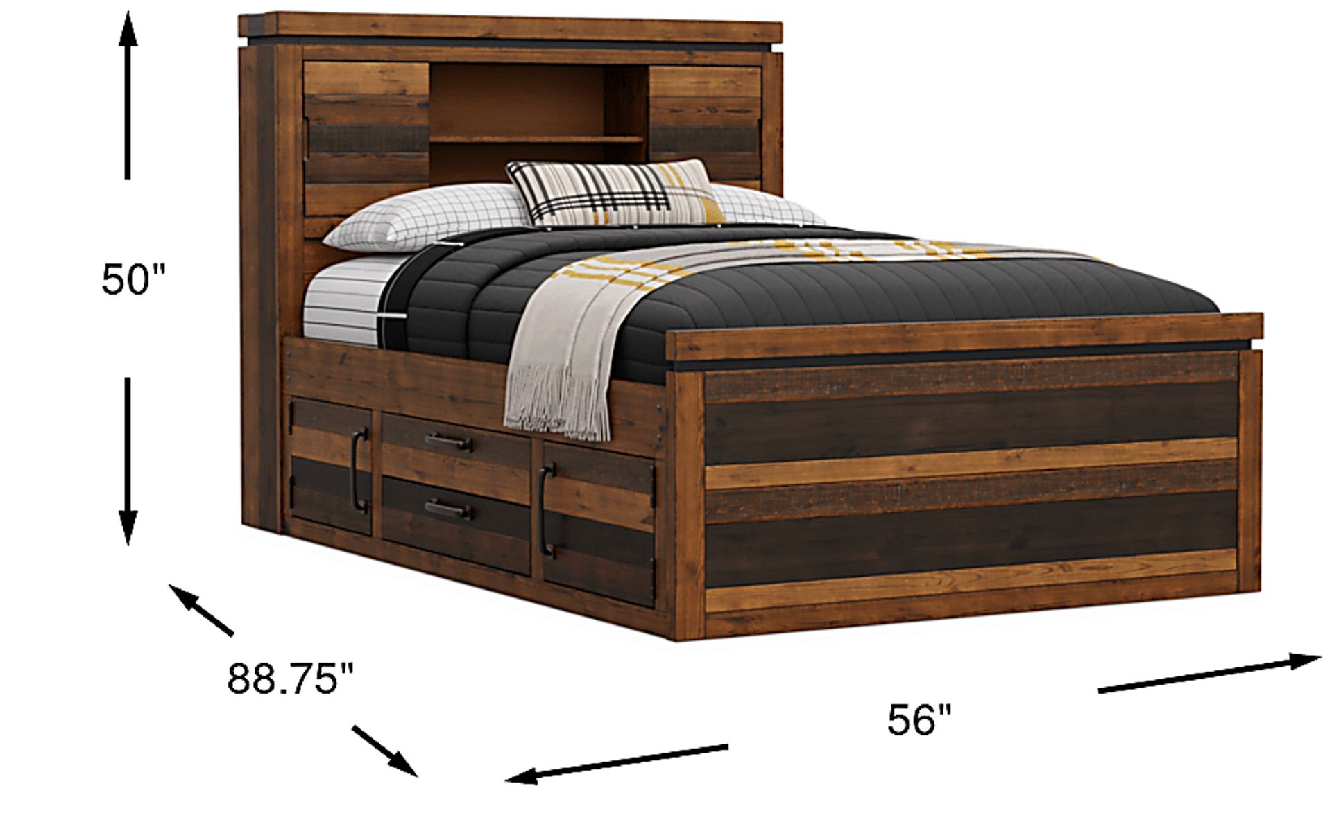 Dimension Image. Please refer to the Dimension Tab on this page for dimension details.