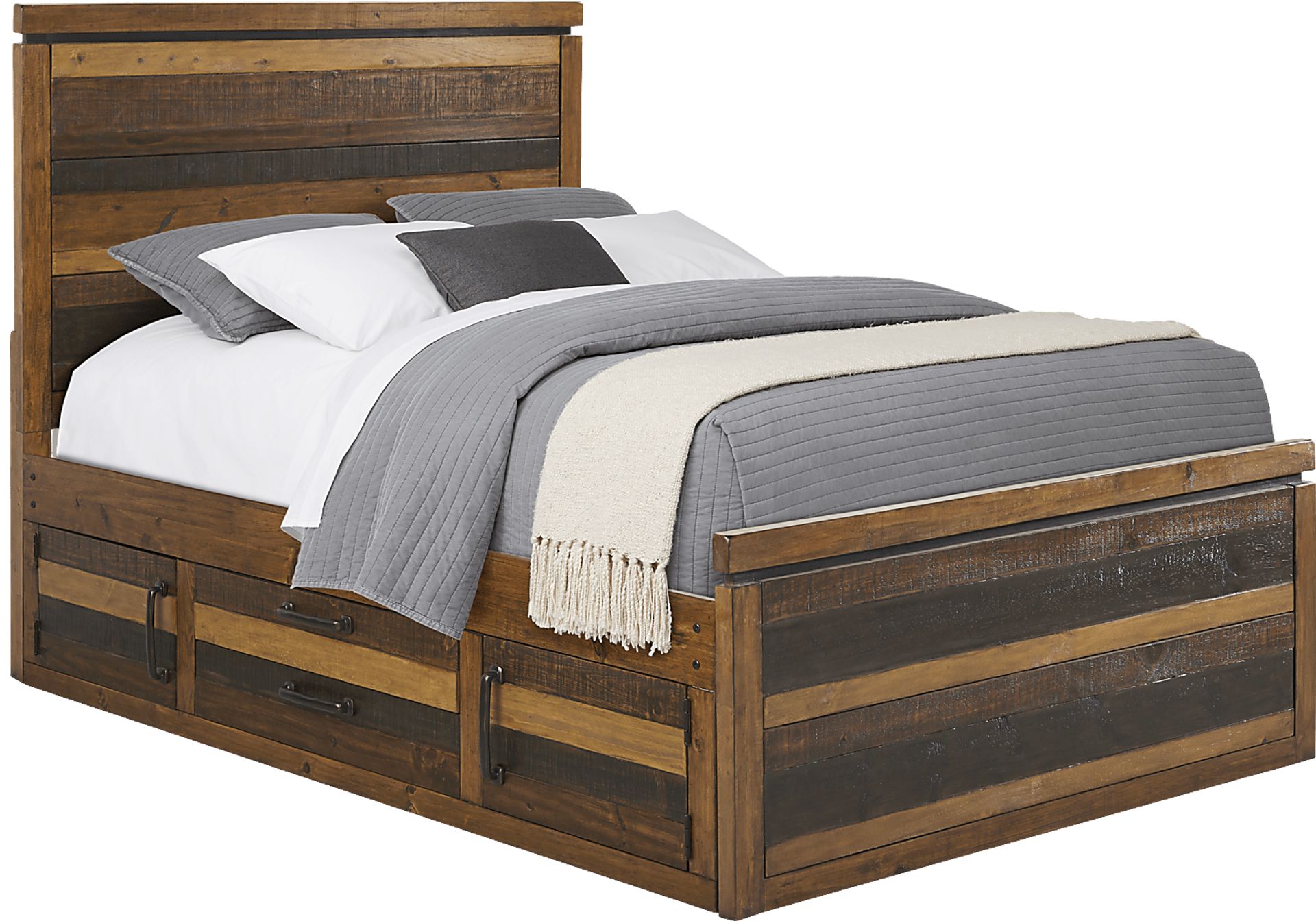 Kids Westover Hills Jr. Brown Full Panel Bedroom - Image 2