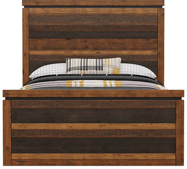 Kids Westover Hills Jr. Brown Full Panel Bed - Thumbnail - Image 3
