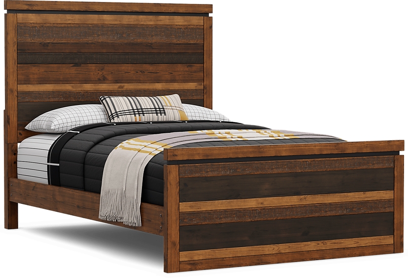 Kids Westover Hills Jr. Brown Full Panel Bed